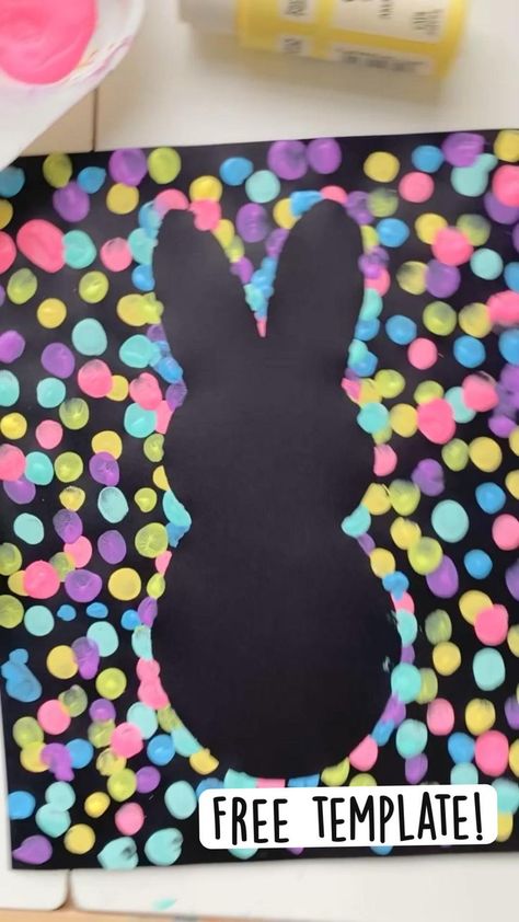 Fingerprint Bunny, Påskeaktiviteter For Barn, Easter Crafts Preschool, Jesus Easter, April Crafts, Easter Preschool, Toddler Arts And Crafts, Porch Christmas, Diy Valentine