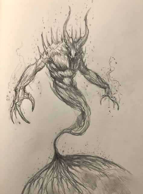 Surreal Art Painting, Monster Sketch, Scary Drawings, Bloodborne Art, Scribble Art, Best Anime Drawings, Art Tools Drawing, Monster Concept Art, Creature Drawings