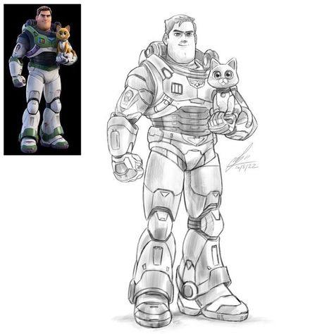 Buzz Lightyear Sketch, Exoskeleton Armor, Buzz Lightyear, To Infinity And Beyond, The Mission, Creative Drawing, Face Drawing, Disney Art, Ink Drawing