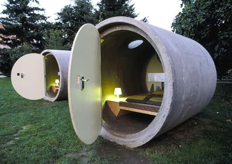 Homemade Underground Tornado Shelters | The Following 6 Users Say Thank You to Mtnman Mike For This Useful ... Unusual Hotels, Banquet Decorations, Drain Pipe, Small Hotel, Unique Hotels, Design Exterior, Design Hotel, Park Hotel, Tiny Homes