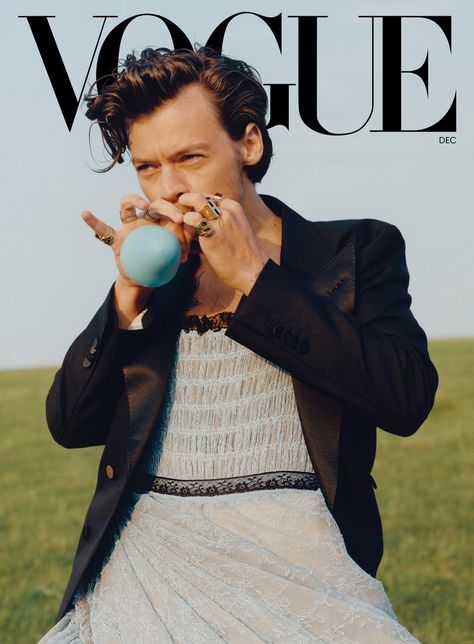 Harry Styles on Dressing Up, Making Music, and Living in the Moment | Vogue Harry Styles Dress, Camilla Nickerson, Tyler Mitchell, Harry Styles Vogue, Gemma Styles, Chace Crawford, Vogue Magazine Covers, Vogue Covers, Sean Connery