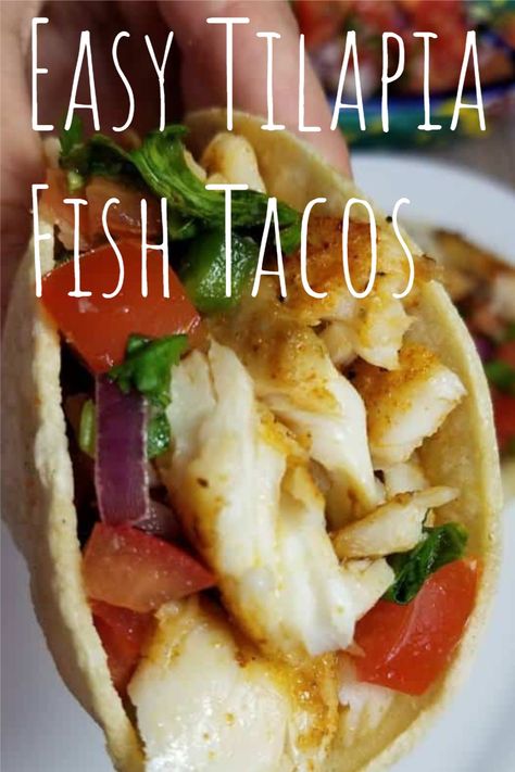 I picked up a few fresh Tilapia fillets yesterday to make these Easy Tilapia Fish Tacos tonight for the fam. #easy #taco #tacos #tilapia #mexican #fish #recipe Mexican Fish Tacos, Tilapia Fish Tacos, Easy Tilapia, Mexican Fish, Fish Tacos Tilapia, Tilapia Tacos, Frozen Tilapia, Easy Fish Tacos, Tilapia Fish