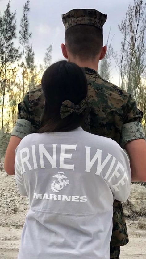 Marine Relationship, Marine Boyfriend, Army Boyfriend, Marine Corps Wedding, Usmc Wife, Marines Girlfriend, Army Wife Life, Marine Wife, Military Couples