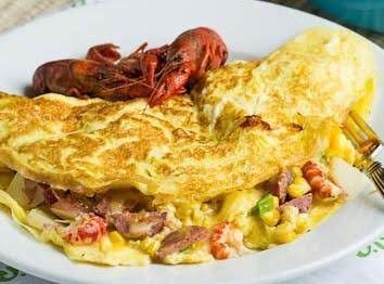 Louisiana Crawfish Omelette Recipe Russ Myers, Crawfish Dishes, Pescatarian Lifestyle, Boiled Crawfish, Crawfish Recipes, Breaking Fast, Louisiana Crawfish, Taiwanese Cuisine, Omelets Recipe