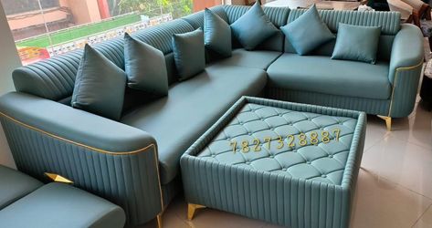 L Shape Sofa Design Living Rooms Indian, Men Majlis Design, Sofa Design Living Rooms Indian Wooden, Cornar Sofa Dizain, Arabic Majlis Sofa, Sofa Cumbed Design, L Shaped Sofa Designs, Bedroom Pop Design, Sofa Couch Design