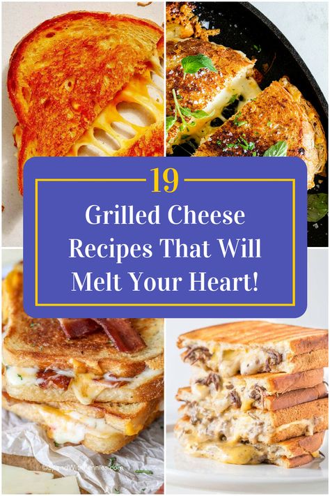 Collage of 4 grilled cheese recipes. Grilled Cheese Upgrades, Elevated Grilled Cheese, Burger Meals, Fancy Grilled Cheese Recipes, Grilled Cheese Recipes Gourmet, Easy Sandwiches, Gourmet Grilled Cheese Sandwich, Fancy Grilled Cheese, Cheese Game