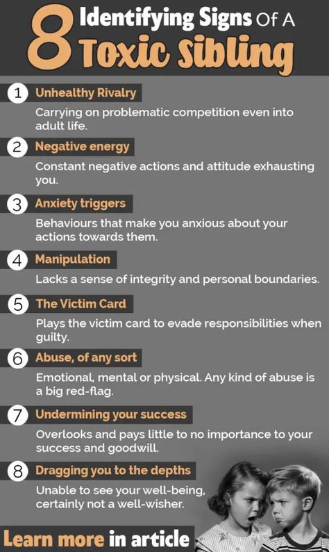 Signs You Have A Toxic Sibling - The Minds Journal Boundaries With Siblings, Sibling Boundaries, Narcissistic Siblings, Toxic Siblings, Narcissistic Sister, Toxic Family Quotes, Overcoming Jealousy, Toxic Family Members, Narcissistic Supply