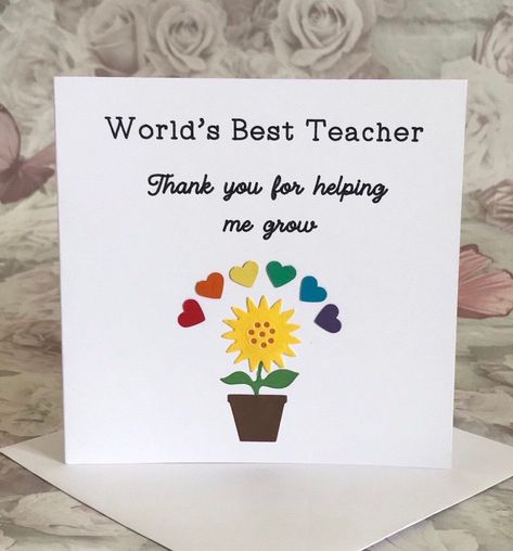 Excited to share this item from my #etsy shop: World’s Best Teacher Thank You Rainbow Card, School Staff Card, Multi-pack, End of Term, Thank You-Appreciation Card, Teacher Gift, UK Staff Card, Worlds Best Teacher, Thanks Teacher, Thank You Cards From Kids, Teachers Day Card, Teacher Appreciation Cards, My Favourite Teacher, Teacher Thank You Cards, End Of Term