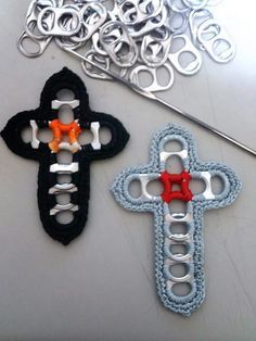 Pop Top Crafts, Soda Tab Crafts, Pop Can Tabs, Tab Crafts, Can Tab Crafts, Soda Can Tabs, Pop Tab Crafts, Soda Can Crafts, Aluminum Can Crafts