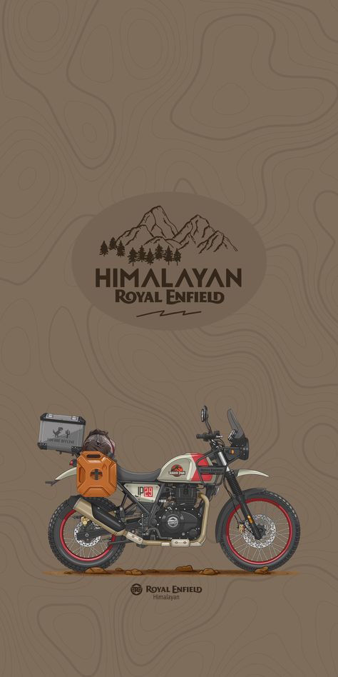 Himalayan Bike Drawing, Royal Enfield Illustration Art, Royal Enfield Himalayan Hd Wallpapers, Himalayan 450, Re Himalayan Bike Wallpaper, Royal Enfield Himalayan, Himalayan Royal Enfield, Royal Enfield Wallpapers, Iphone Wallpaper Clock