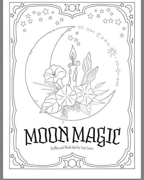 Wiccan Coloring Pages, Witch Coloring Pages, Adult Colouring Printables, Grimoire Book, Magick Book, Book Of Shadow, Wicca Witchcraft, Witch Books, Adult Coloring Book Pages