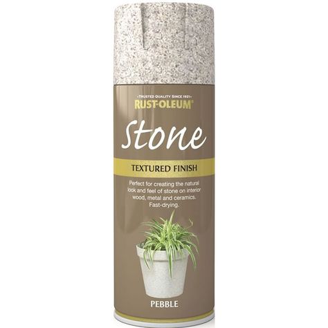 Rust-Oleum Pebble Stone Textured Spray Paint 400ml Stone Spray Paint, Textured Spray Paint, Painted Paneling Walls, Fence Paint, Rust Oleum, Pebble Stone, Texturizing Spray, Painted Ceiling, Stone Texture