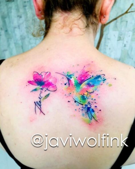 Water Splash, Tattoos For Daughters, Color Tattoo, Cute Tattoos, Watercolor Tattoo, Tattoo Ideas, Tattoos, Canvas, Water