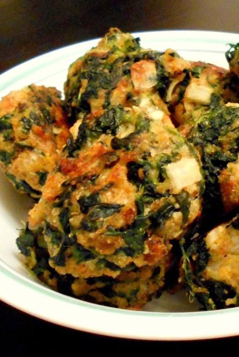 Spinach Balls Appetizer, Vegetarian Finger Food, Prattville Alabama, Spinach Balls, Stuffing Balls, Garlic Spinach, Savory Bites, Seasoned Bread Crumbs, Quick And Easy Appetizers