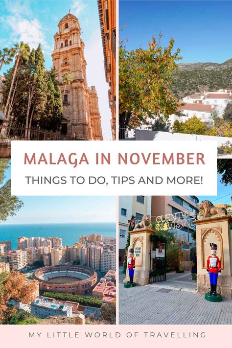 Discover the best things to do in Malaga in November! Experience the vibrant culture of Malaga, Spain, as autumn in Malaga brings mild weather and fewer crowds. Explore historic sites like the Alcazaba and the Picasso Museum, stroll through the charming old town, and enjoy the local cuisine at cosy tapas bars. Don't miss the beautiful scenic hikes that are perfect for this time of year. Make the most of your autumn visit to Malaga with these top activities and attractions! Malaga Spain Things To Do In, Spanish Lifestyle, Andalucia Spain Travel, Malaga City, Picasso Museum, Al Andalus, Malaga Spain, Wine Tour, Wine Region