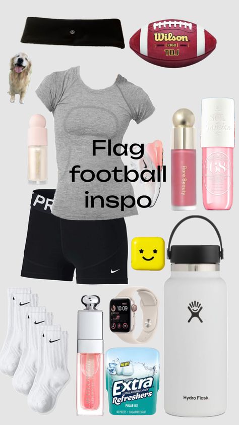 I 💗 flag 🏈 #outfitinspo #preppy #sport #stayhydrated #flagfootball #football #preppysport #fyp #f4f #followme #goviral Uconn Womens Basketball, Softball Outfits, Fat Burning Workout Routine, Soccer Season, Flag Outfit, Sports Aesthetic, Football Is Life, Practice Outfits, Flag Football