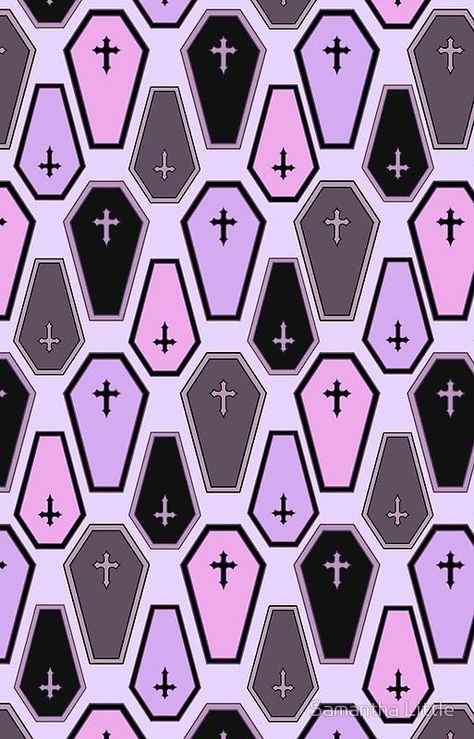 Coffin Wallpapers, Cute Spooky Backgrounds, Pastel Goth Wallpaper Iphone, Coffin Aesthetics, Wallpaper Iphone Gothic, Pastel Goth Art Wallpaper, Pastel Goth Aesthetic Wallpaper, Coffin Background, Pastel Gothic Aesthetic