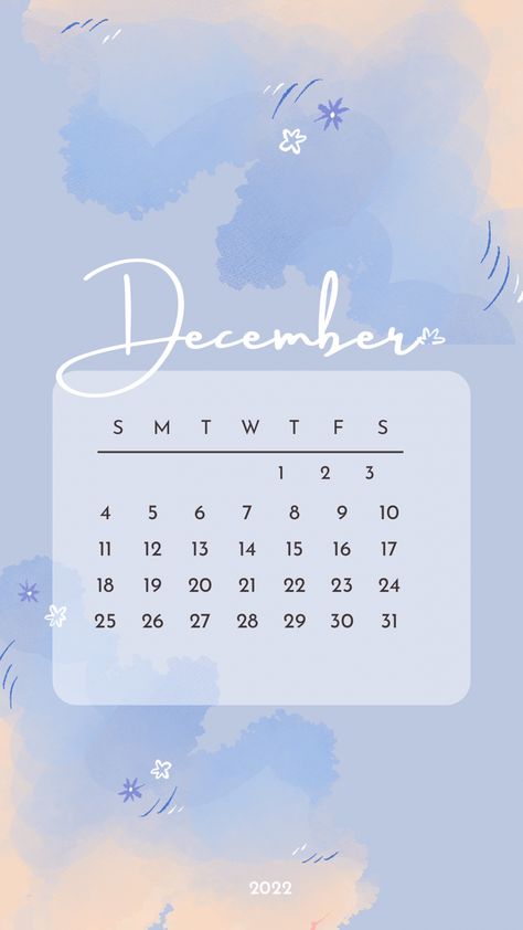 Wallpaper background calendar iphone Wallpaper For December, Calendar Wallpaper, December 2022, Wallpaper Backgrounds, Iphone, Blue