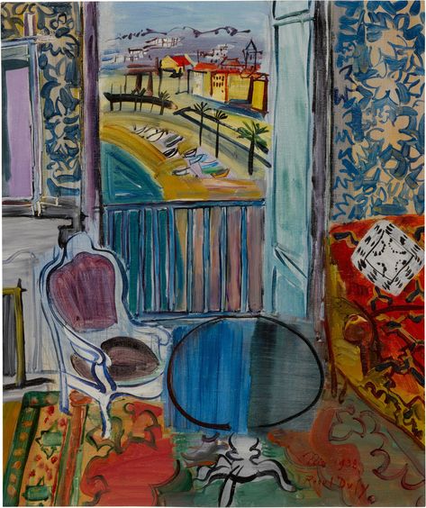 Raoul Dufy, Fauvism, Post Impressionism, Paintings I Love, Cool Landscapes, French Art, Art Movement, Black Bird, Impressionism