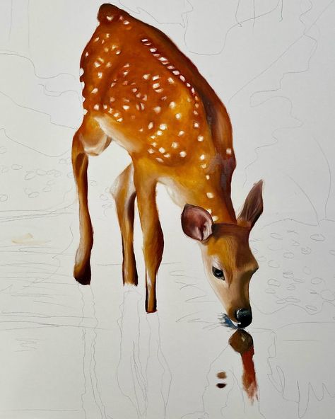 Posting this painting after 6 months of completion. Painted ‘DEER NATURE’ for a Dubai exhibition and I really love the vibrant colors! #deerart #deer #art #animalart #digitalart #artwork #deerartwork #artist #drawing #artistsoninstagram #illustration #deerpainting #deerdrawing #wildlifeart #painting #sketch #deers #deerseason #watercolor #antlers #inktober #artoftheday #stag #wildlife #deersketch #fawn #deerofinstagram #deerlove #instaart #wildlifeartist Deer Sketch, Painted Deer, Deer Artwork, Deer Drawing, Deer Season, Deer Painting, Painting Sketch, Deer Art, Vintage Deer