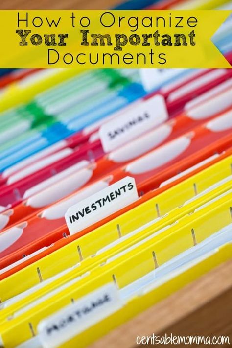 If something were to happen to you, would your spouse or important people in your life know where to look for your important records (like bank assets, retirement savings, your will and estate planning)?  If not, check out these 4 tips on how to organize your important documents so you're ready in case of an emergency. #organization #organize Organize Documents, Netflix Stranger Things, Retirement Savings, Organizing Paperwork, Paper Clutter, Diy Case, Clutter Organization, Important Documents, Documents Organization