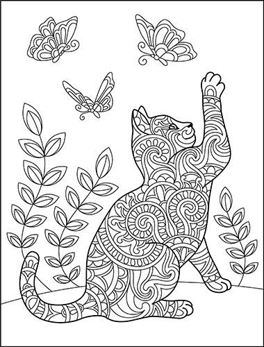 Sette Nani, Basic Hand Embroidery Stitches, Cat Mandala, Cat Coloring Book, Easy Animals, Rug Ideas, Dog Images, Mandala Coloring Pages, Zentangle Patterns