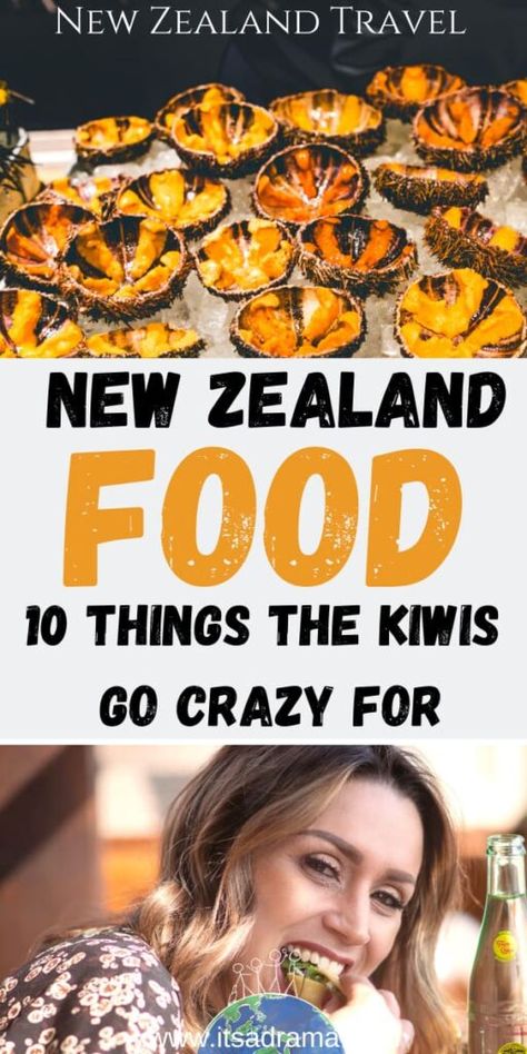 New Zealand food. 10 of the best traditional dishes that you will NOT have heard of but HAVE to try when you visit New Zealand! From sweets to seafood. But how exciting IS New Zealand food & what will you eat when you visit? #newzealandtravel #food #newzealand New Zealand Food Traditional, New Zealand Christmas Food, New Zealand Appetizers, New Zealand Food Recipes, New Zealand Cuisine, Australian Recipes, Cultural Foods, Staple Foods, Aussie Food