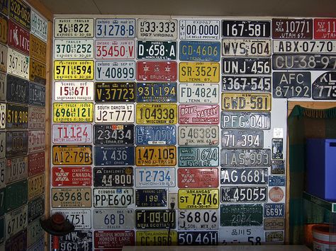 License Plate Ideas Decor, License Plates Ideas, Old License Plate Ideas, License Plate Ideas, Texas License Plate, License Plate Decor, License Plate Wall, Old License Plates, License Plate Art