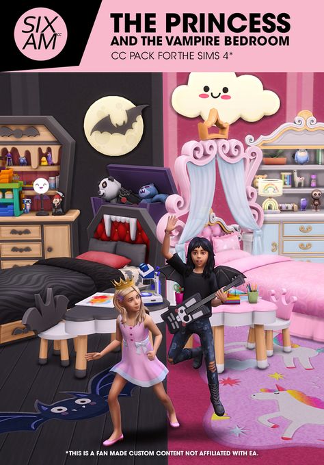 Coastal Bloxburg, Sixam Cc, Vampire Kids, Los Sims 4 Mods, Sims Packs, Sims 4 Bedroom, Pelo Sims, The Sims 4 Packs, Sims 4 Children