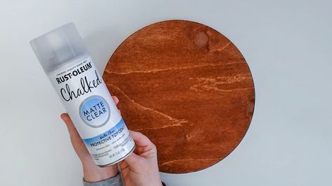 How To Apply Vinyl To Wood, Cricket Ideas, Round Wood Sign, Sanding Block, Wood Sticks, Stained Wood, Cricut Craft Room, Cricut Craft, Paint Chips