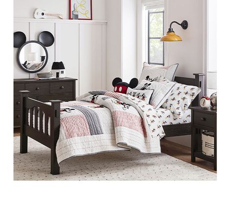 Mickey Mouse | Pottery Barn Kids Mickey Mouse Bedroom Toddler Boys, Mickey Mouse Nursery Boy, Mickey Mouse Bedroom Toddler, Kids Bedroom Boys Toddler, Mouse Pottery, Mickey Bedroom, Mickey Room, Room Ideas Inspiration, Mickey Mouse Nursery