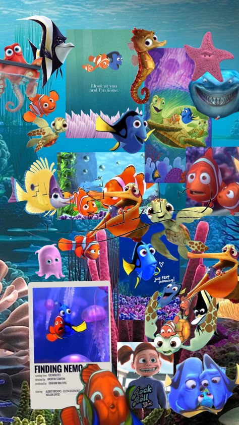 #Nemo #MoodBoard #Collage Finding Nemo Wallpaper Iphone, Finding Nemo Wallpaper Aesthetic, Nemo Wallpaper Iphone, Finding Nemo Aesthetic, Nemo Aesthetic, Cartoons Collage, Finding Nemo Wallpaper, Nemo Wallpaper, Nemo Movie