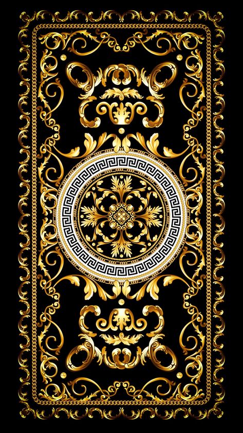 Versace Pattern Wallpaper, Versace Wallpaper Iphone, Gold Versace Wallpaper, Greek Key Rug, Versace Pattern, Versace Wallpaper, Gold Art Painting, Abstract Art Images, Motif Art Deco