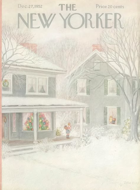 The New Yorker December 27, 1952 Issue | The New Yorker New Yorker December, The New Yorker Magazine, New Yorker Magazine, New Yorker Covers, Christmas Cover, December 27, Art Department, Christmas Poster, Vintage Magazines