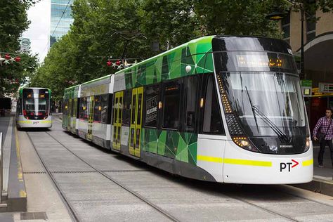 Melbourne Tram, Southern Ocean, Corporate Identity Design, St Kilda, Route Map, Light Rail, Victoria Australia, City Streets, New South Wales