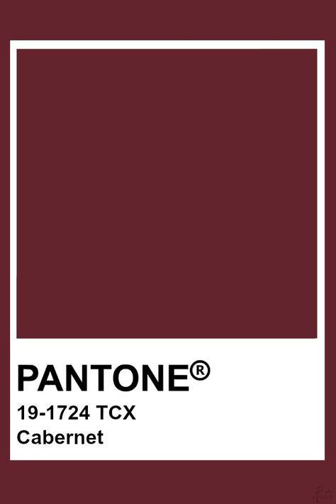 Pantone Cabernet Red Pantone, Pantone Tcx, Pantone Red, Pantone Color Chart, Pantone Swatches, Pantone Palette, Color Pantone, Pantone Colour Palettes, Bordeaux Color