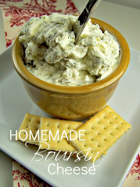 Olla-Podrida: Homemade Boursin Cheese Homemade Boursin Cheese Recipe, Homemade Boursin Cheese, Homemade Boursin, Boursin Cheese Recipes, Cheese Recipes Homemade, Chives Recipe, Sliced Tomatoes, Boursin Cheese, Food Substitutions