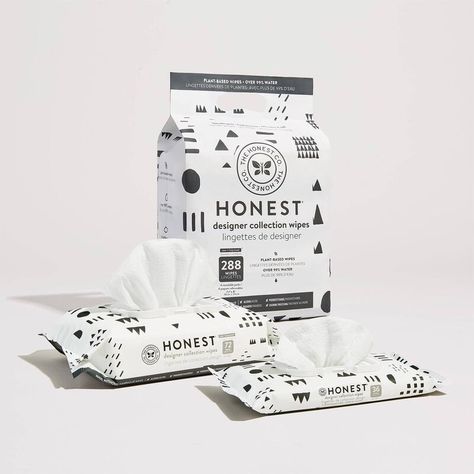 Honest Company Baby, Wet Wipes Packaging, Honest Wipes, First Day Of Daycare, Tissue Packaging, Organic Baby Wipes, Cloth Baby Wipes, Honest Baby Products, Body Wipes