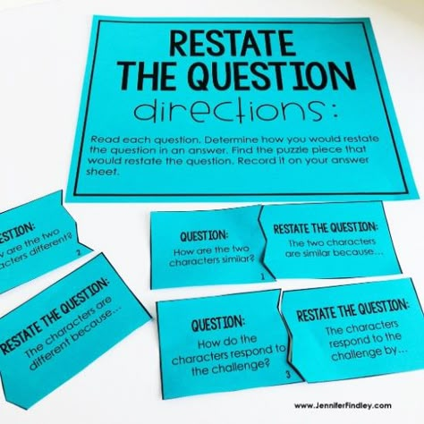 Restate The Question Anchor Chart, Race Response, Races Writing Strategy, Race Strategy, Intervention Strategies, Jennifer Findley, Race Writing, Literacy Coach, Remove Skin Tags