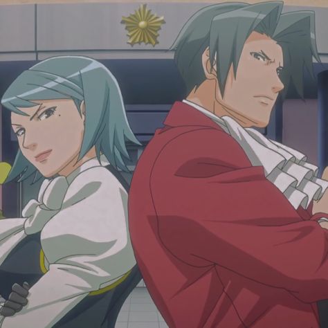 Franziska And Edgeworth, Edgeworth And Franziska, Franziska Von Karma Icon, Edgeworth Icon, Miles Edgeworth Icon, Franziska Von Karma, Von Karma, Miles Edgeworth, Professor Layton