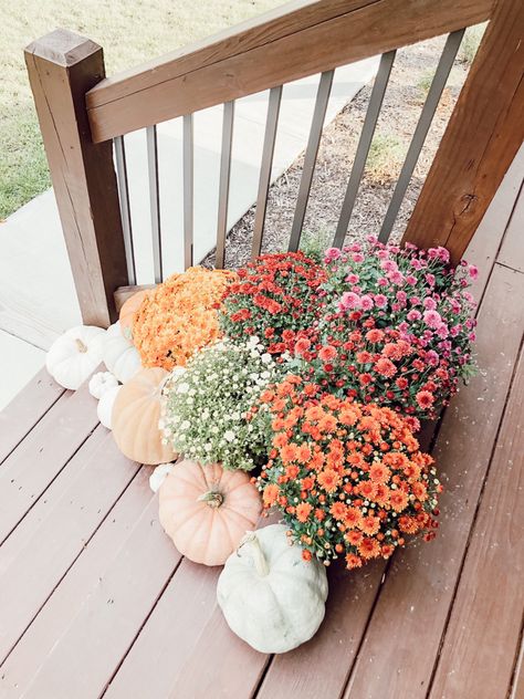 Casa Halloween, Fall Decor Inspiration, Fall Front Porch Decor, Fall Things, Garden Wallpaper, Fall Thanksgiving Decor, Front Porch Decor, Fall Front Porch, Fall Outdoor Decor