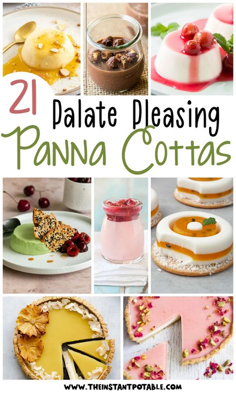 The Best Homemade Panna Cotta Recipes Pan A Cotta, Make Ahead Mini Desserts, Coffee Panacotta Recipe Easy, Bariatric Breakfast Ideas, Panna Cotta Torte, Vanilla Panna Cotta Recipe, Healthy Panna Cotta, Best Panna Cotta Recipe, Food Meal Ideas