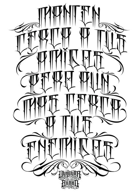 2007 Tattoo, Christus Tattoo, Calaveras Art, Azteca Tattoo, Letter Tattoos, Tattoo Lettering Alphabet, Tattoo Script Fonts, Tattoo Graffiti, Tattoo Fonts Alphabet