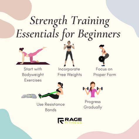 New to strength training? Start strong with these essential tips for beginners! Learn about bodyweight exercises, free weights, and how to progress safely. Strength Training Beginners, Strength Training Guide For Women, Strength Training At Home, Strenght Training, Primal Movement, Strength Training Guide, Resistance Training Workouts, Workout Gym Routine, Strength Training For Beginners