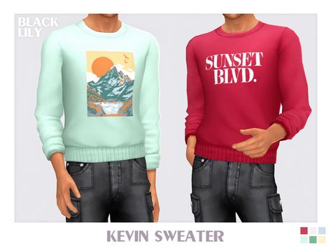 The Sims Resource - Kevin Sweater Sims 1, Sims 4 Clothing, Animal Skin, Maxis Match, The Sims Resource, Sims Resource, Sims 2, Sims 3, Sims Cc