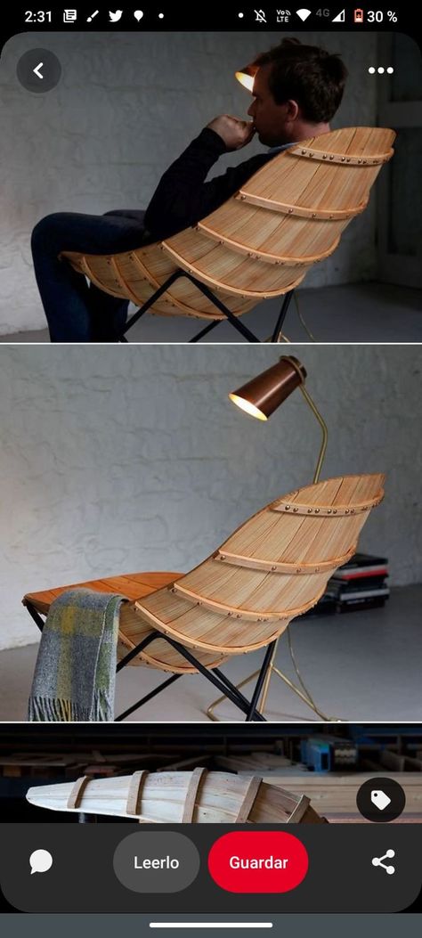 Woodworking Projects Ideas, Boat Furniture, Unique Chairs Design, Handmade Chair, Furniture Design Chair, Woodworking Furniture Plans, Woodworking Inspiration, Small Woodworking Projects, Unique Chair