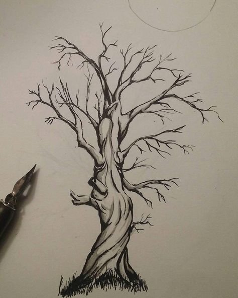 Ink Illustration, Tree Tattoo, Ink Illustrations, A Tree, Aesthetic Anime, Abstract Artwork, Humanoid Sketch, Tattoos, Anime