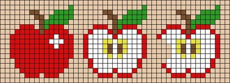 Tiny Cross Stitch, Pixel Crochet, Tapestry Crochet Patterns, Food Fruit, Mini Cross Stitch, Pixel Pattern, Pixel Art Pattern, Cross Stitch Cards, Crochet Tapestry