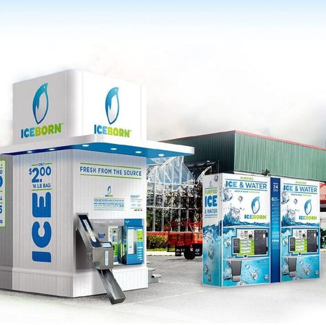 Water Vending Machine, Ice Vending Machine, Technology In Agriculture, Business Plan Infographic, Vending Machine Design, Juice Bar Design, Vending Machine Business, Fresh Products, Water Station