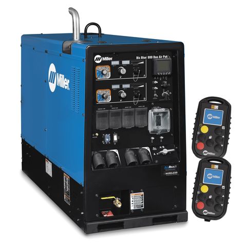 The most powerful T4F diesel welder/generator/air compressor in the industry. It offers robust output for welding and power generation, and is ideal for dual-operator applications on labor intensive jobsites, or jobsites with limited space. Welder Generator, Inverter Welder, Work Platform, Power Transmission, Induction Heating, Welding Process, Arc Welding, Compressed Air, Work Truck